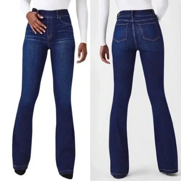 SPANX Pants - Spanx Flare Jeans in Midnight Shade Small